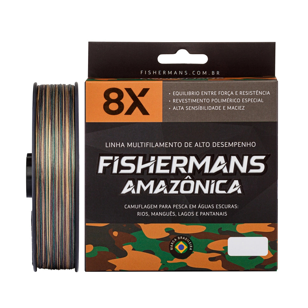 Multifilamento Amazônica 8X 0.32mm (50lb) - Águas Escuras